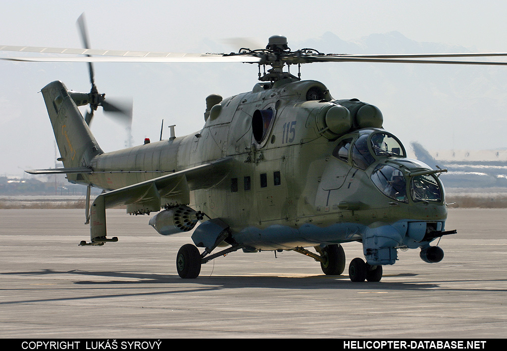 Mi-24V (upgrade for Afghanistan)   115