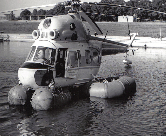 PZL Mi-2 with inflatable emergency floats   (no registration)