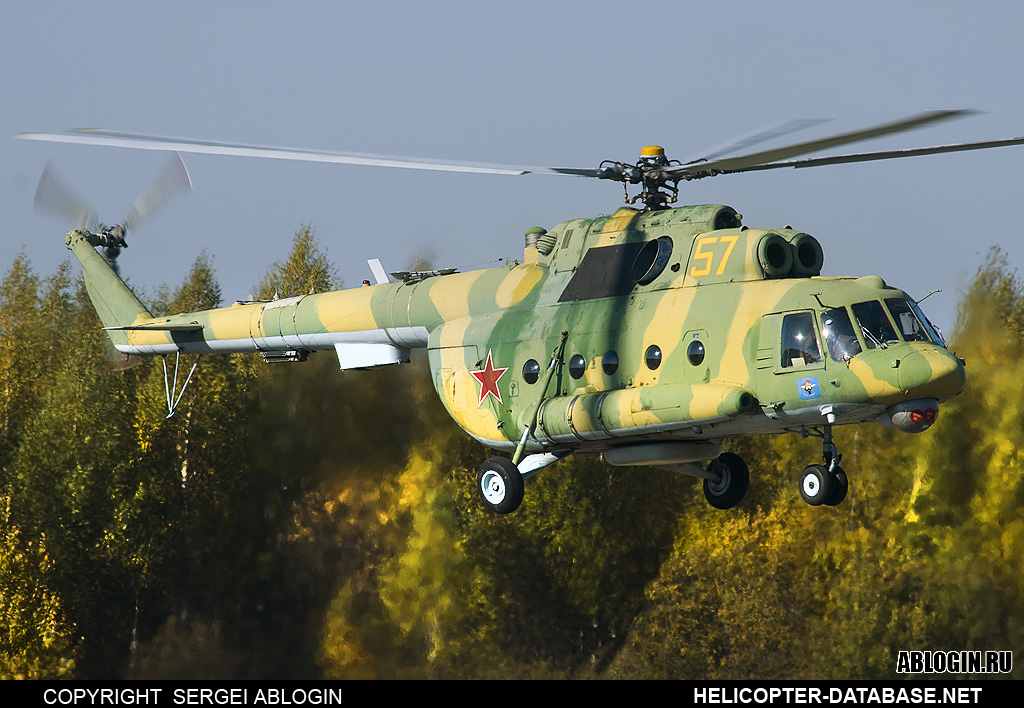 Mi-8MTL   57 yellow
