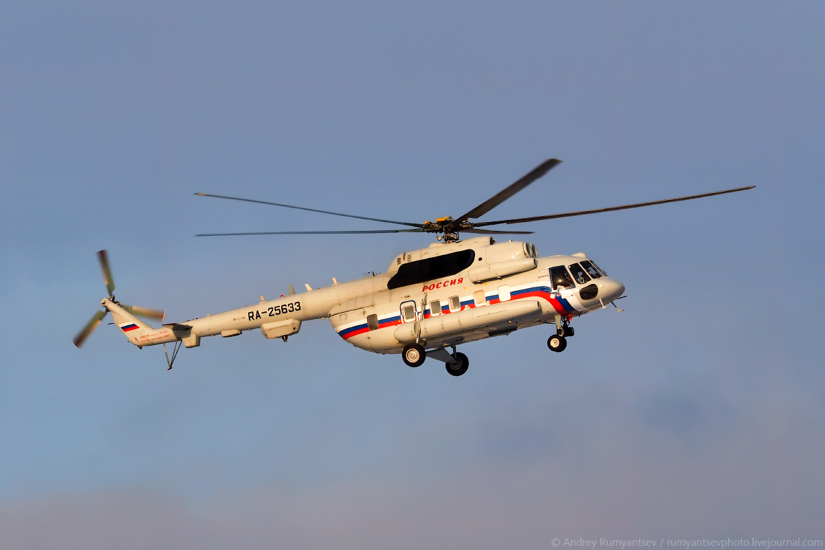 Mi-8MTV-1S with defence suite&nbsp;&nbsp;&nbsp;RA-25633