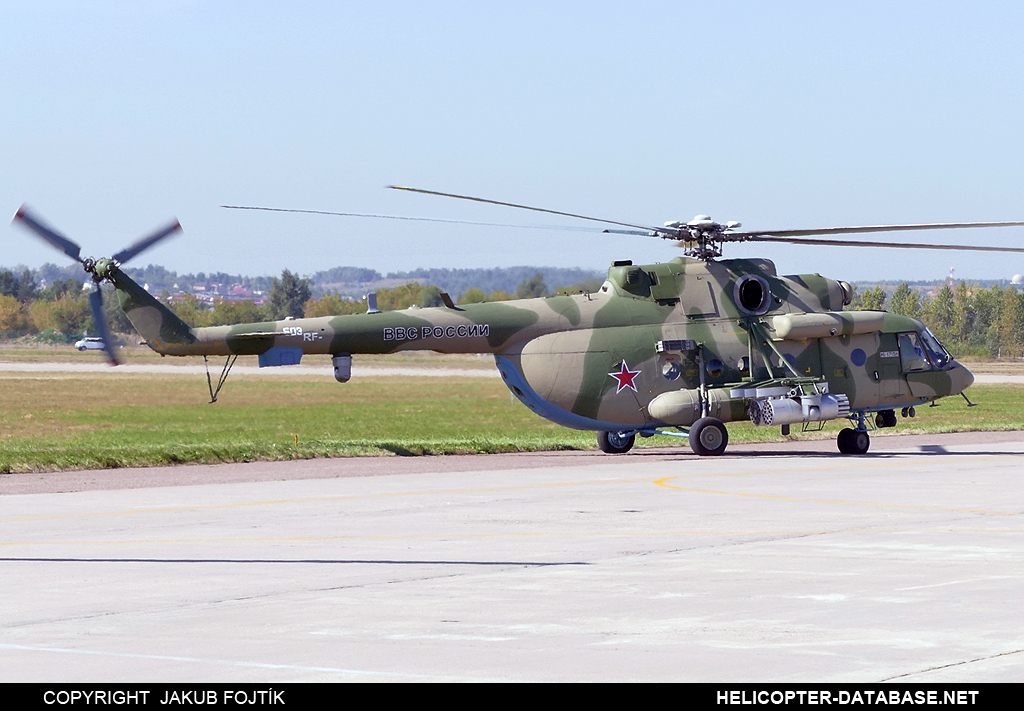 Mi-8AMTSh with system L-370 "Vitebsk"   503 white