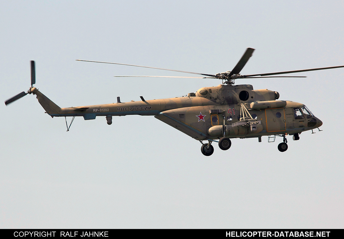 Mi-8AMTSh with system L-370 "Vitebsk"   RF-91202