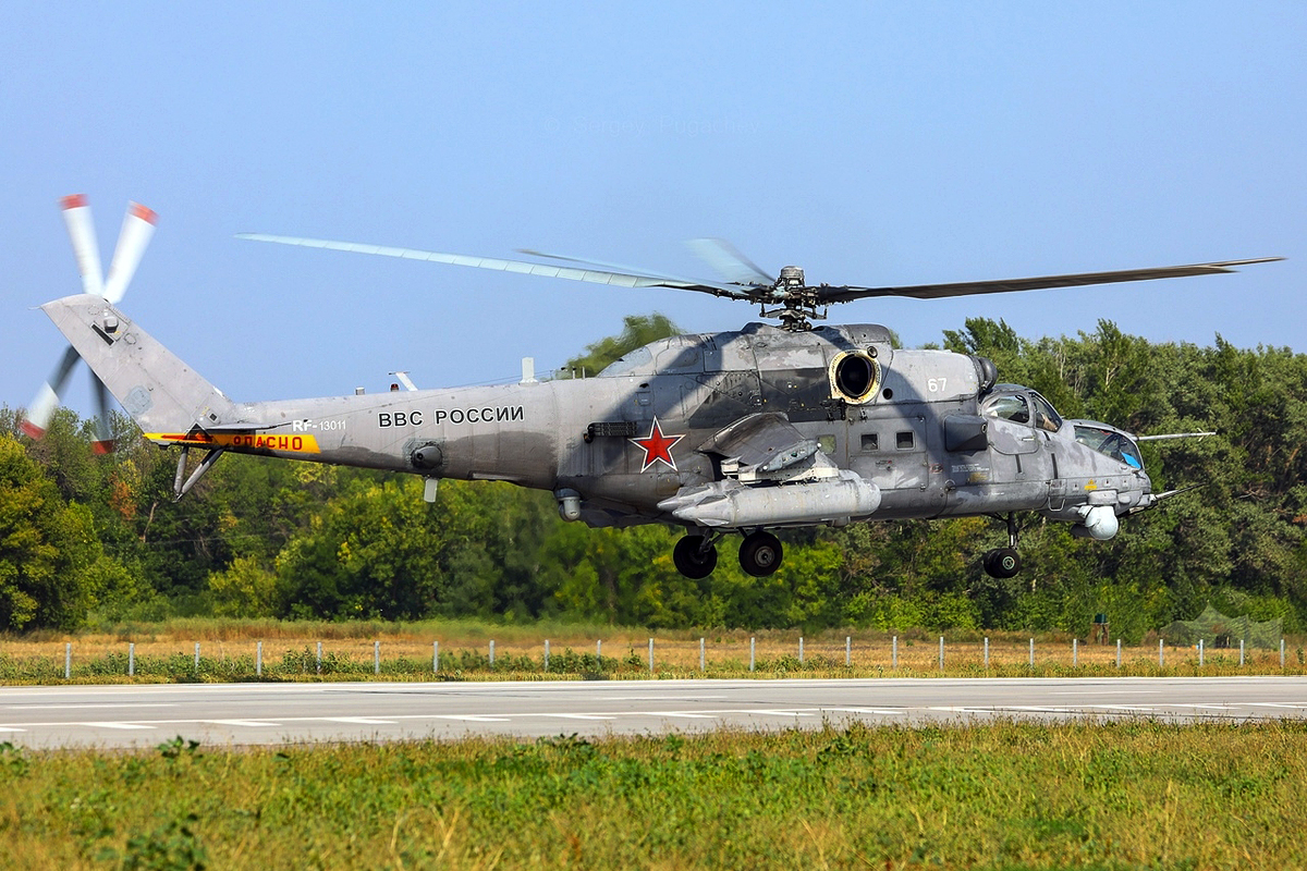 Mi-24VM-3 with system L-370 "Vitebsk"   RF-13011