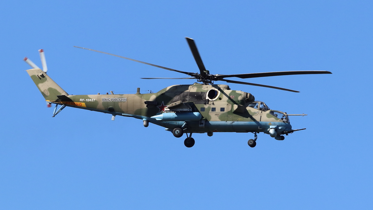 Mi-24VM-3 with system L-370 "Vitebsk"   RF-13027