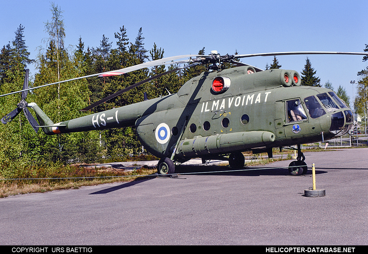 Mi-8T (upgrade by Finland 1)&nbsp;&nbsp;&nbsp;HS-1