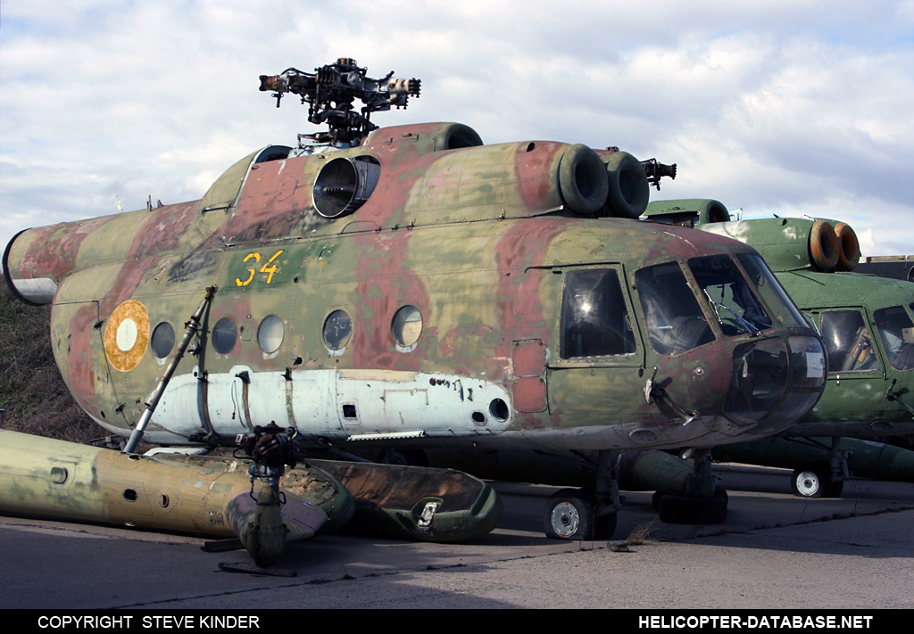 Mi-8T   34 yellow